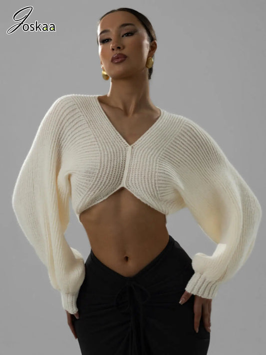 Women's Knit Long Sleeve Ribbed Irregular Knitted Top – Women's Fashion Wholesale – Front View