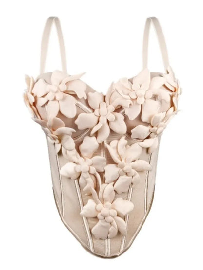 Women's Floral Print Sleeveless Two Piece Set