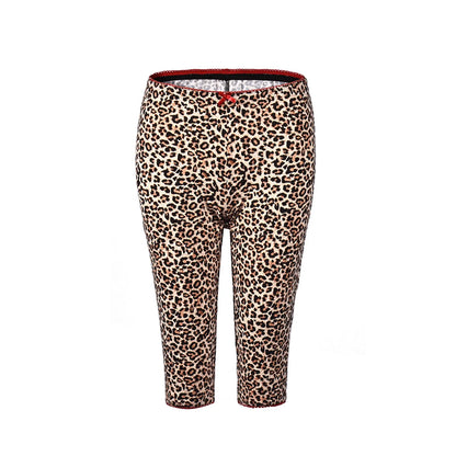 Women's Leopard Print Lace Bodycon Pants - Additional View 7