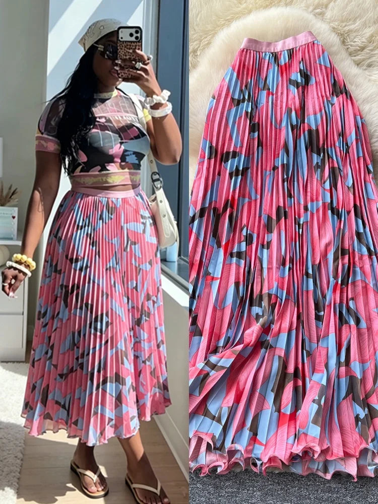 Women's High Waist Maxi Dress - Additional View 8