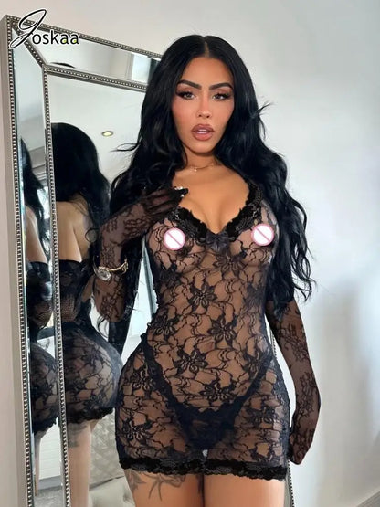Wholesale Women's Lace Halter Mini Two Piece Set – Women's Fashion Wholesale – Front View