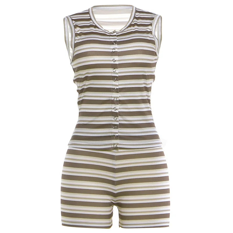 Women's Striped Two Piece Set - Additional View 7