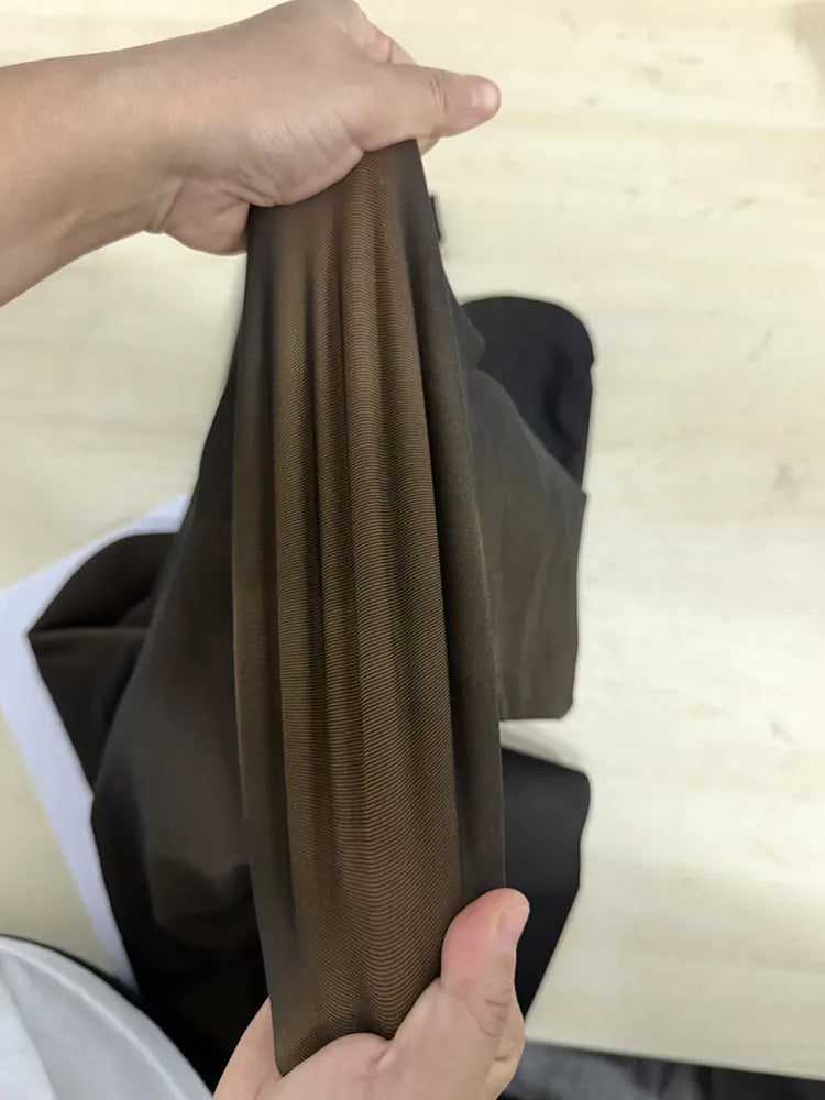 Wholesale Women's Thermal Fleece Lined Pants Black Skin – Detail View