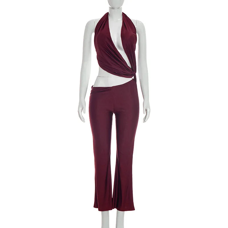Joskaa Backless Halter Bodycon Romper - romper image 7