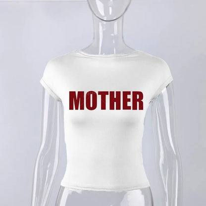 Women's Bodycon Women's Fashion Letter Printed T-shirts - Additional View 8