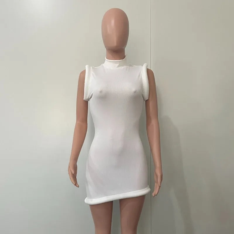 Wholesale Women's Sleeveless Bodycon Mini Dress