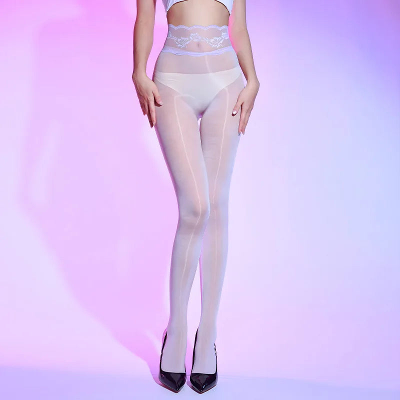 Women's Lace High Waist Fashion Stockings