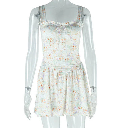 Wholesale Women's Floral Print Bodycon Mini Dress