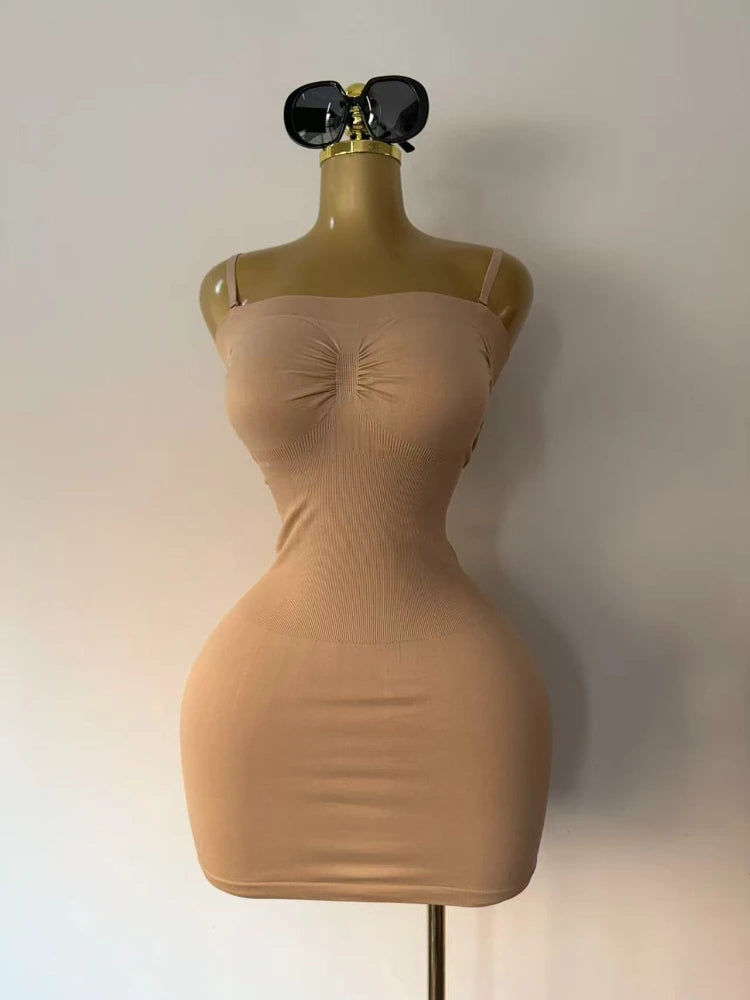 Women's Seamless Tummy Tuck Bodycon Dress