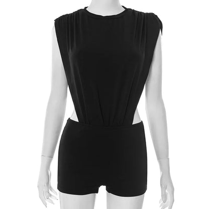 Women's Cutout Sleeveless Bodycon Two Piece Set