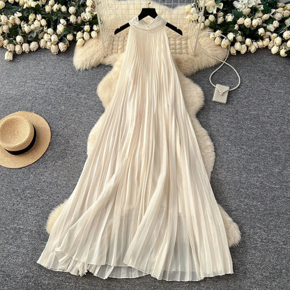 Women's Sleeveless High Waist Maxi Dress
