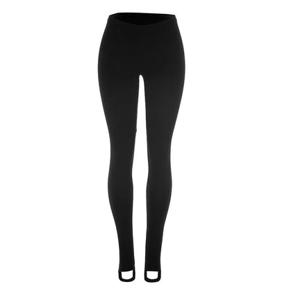 Women's Bodycon Pants Stirrup Leggings Low - Detail View 6