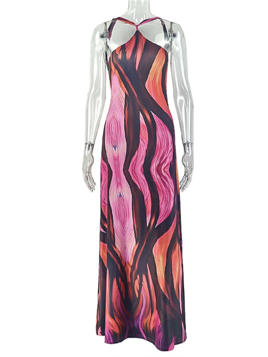 Joskaa Backless Sleeveless Bodycon Maxi Dress - maxi dress image 2