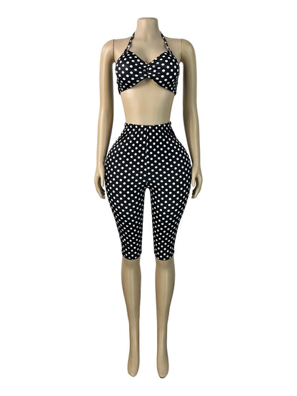 Joskaa Polka Dot Two Piece Set Print - two piece set image 2