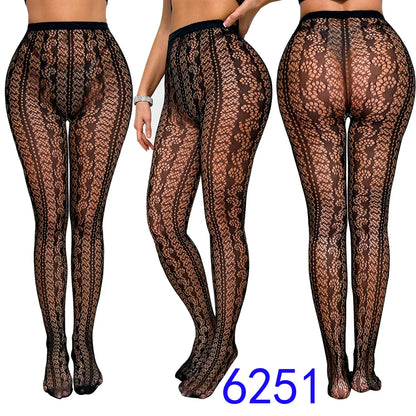 Wholesale Women's Jacquard Bodycon Fashion Tights