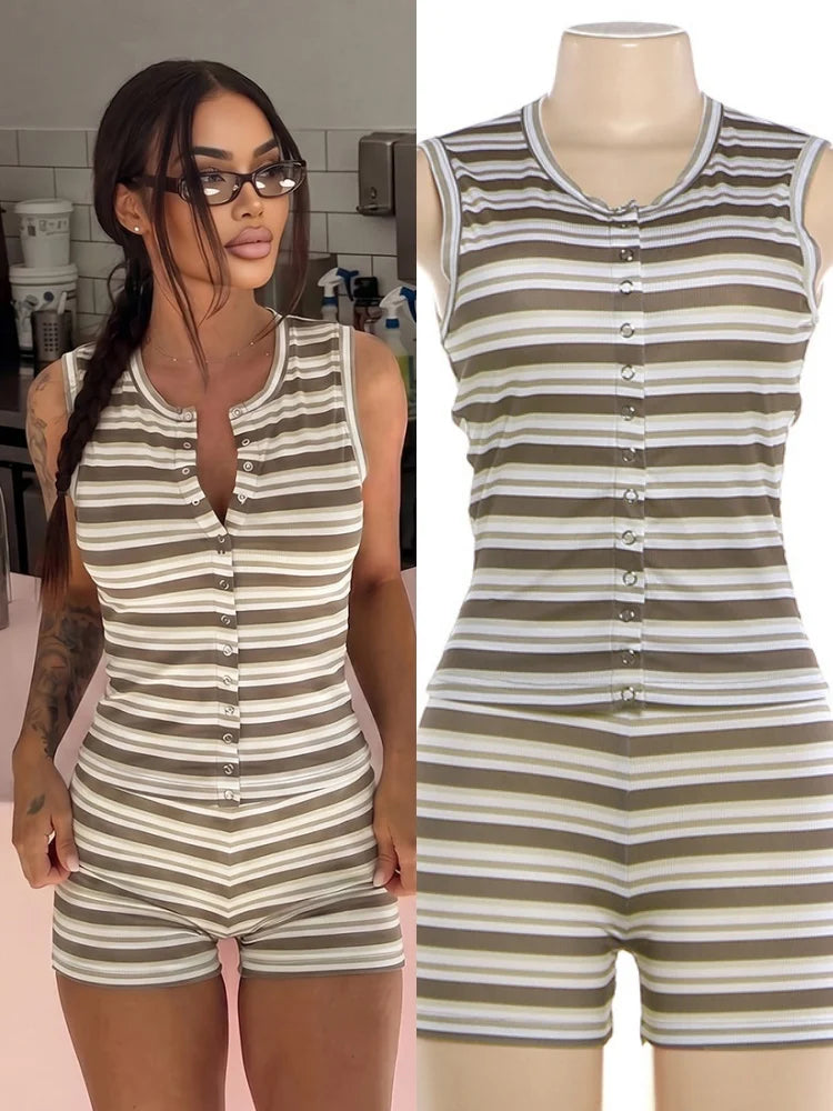Women's Striped Two Piece Set - Additional View 8