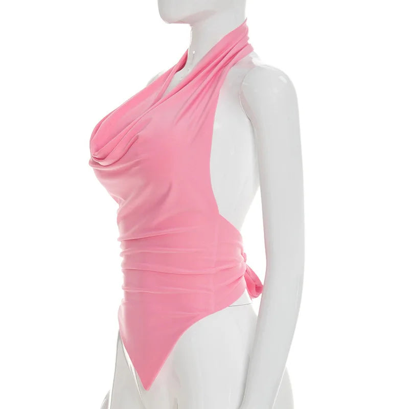 Joskaa Backless Halter Sleeveless Crop Top - top image 4