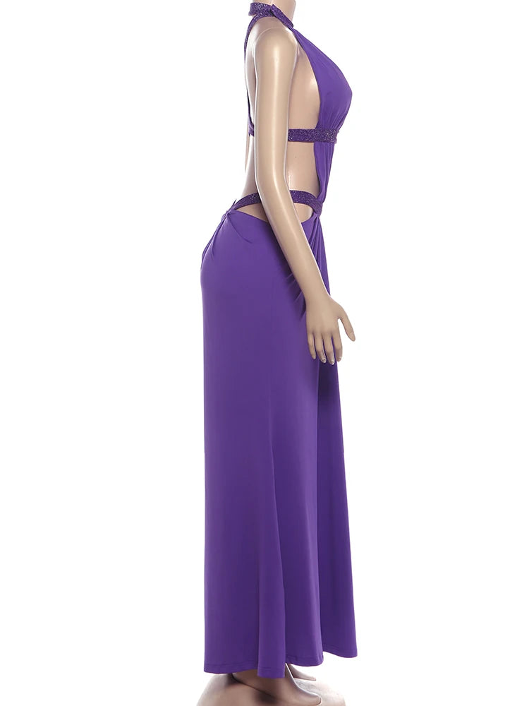 Joskaa Cutout Backless Bodycon Maxi Dress - maxi dress image 3