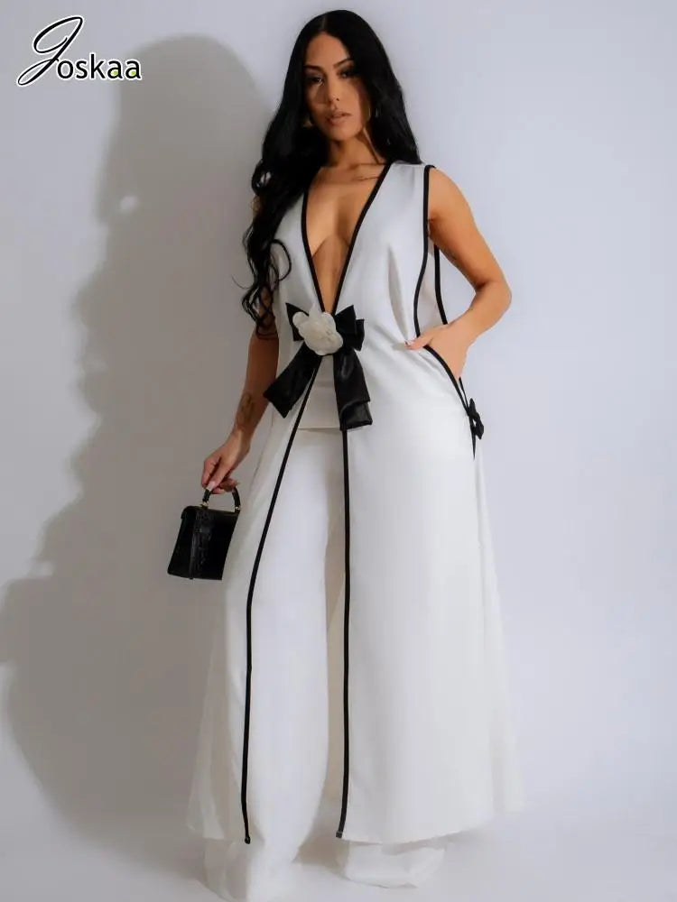 Women's Floral Print Flare Two Piece Set – Women's Fashion Wholesale – Front View