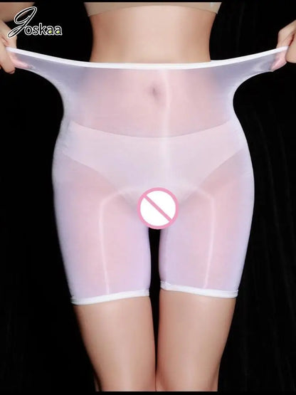 Women's Mesh Transparent Fashion Stockings – Back View