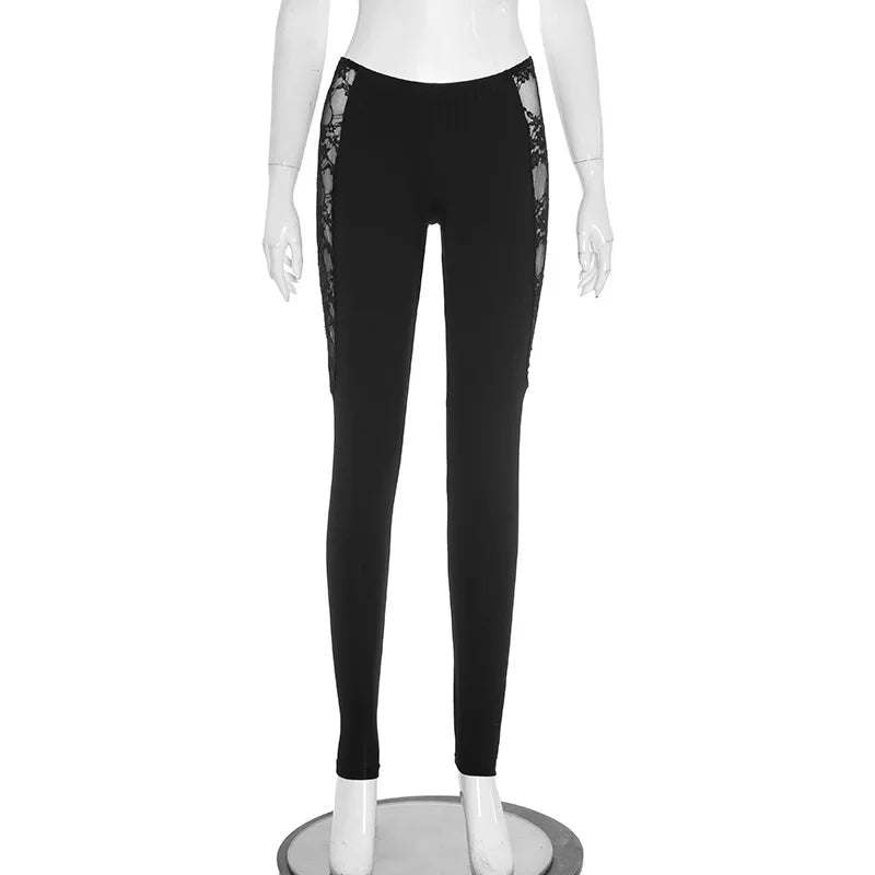 Joskaa Lace Bodycon High Waist Pants - pants image 5