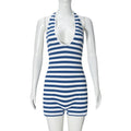 Blue White Stripe