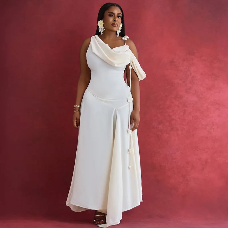 Women's Floral Print Sleeveless Maxi Dress