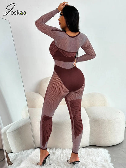 Women's Rhinestone Lace Cutout Long Sleeve Romper Black – Detail View