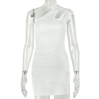 Women's Backless Sleeveless Bodycon Mini Dress