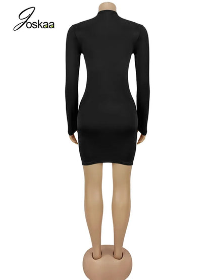 Women's Cutout Long Sleeve Bodycon Dress Wine Red – Detail View