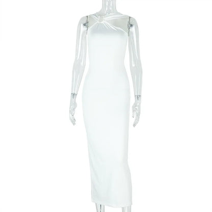Women's Cutout Sleeveless Bodycon Maxi Dress