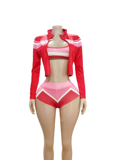 Women's Long Sleeve Bodycon Two Piece Set