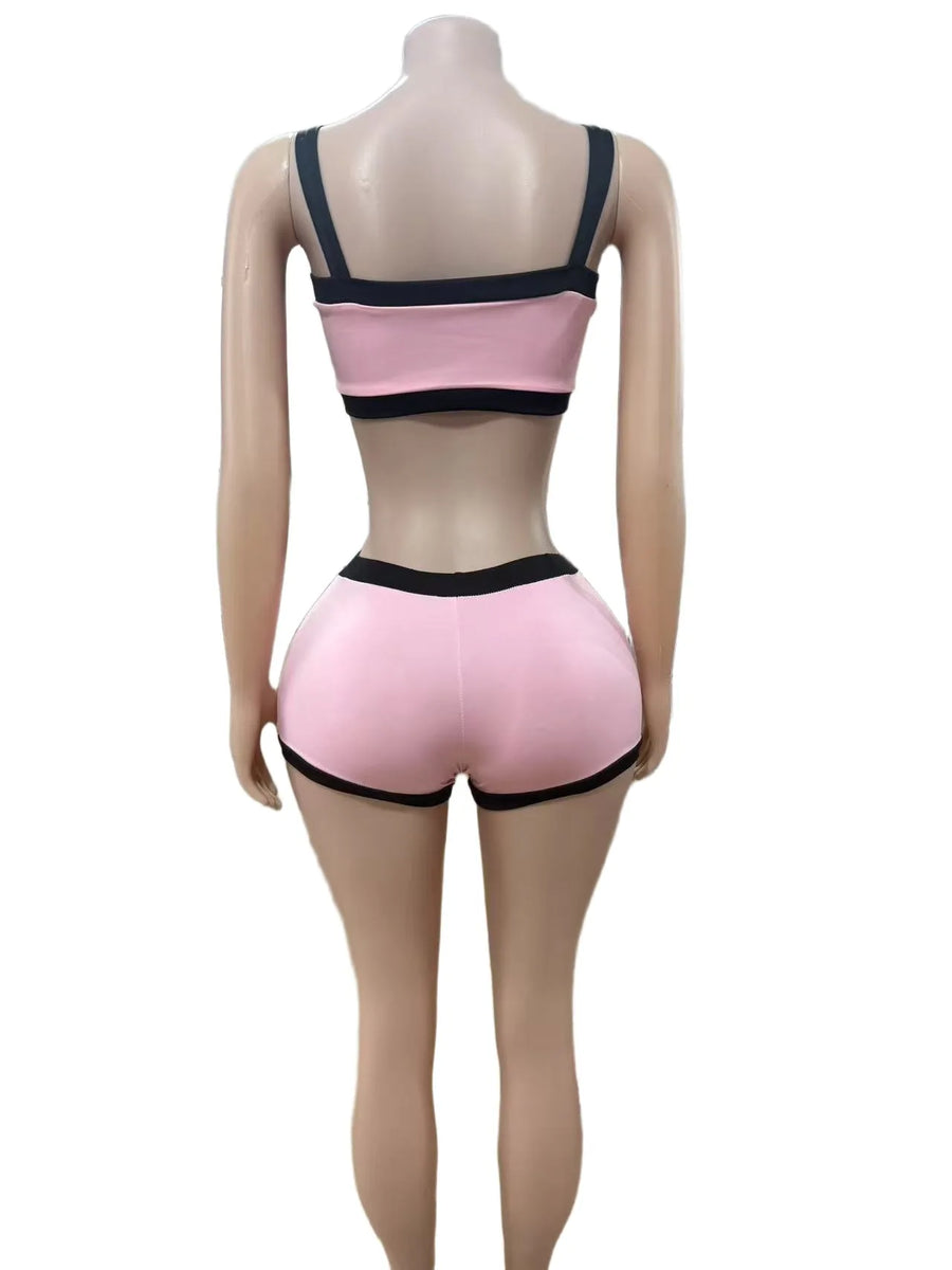 Joskaa Crop High Waist Two Piece Set - two piece set image 3