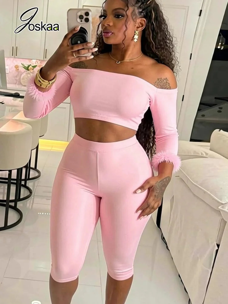 Women's Two Piece Set 6845 - Front View