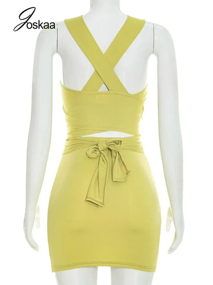 Women's Ruched Two Piece Set 0077 - Detail View