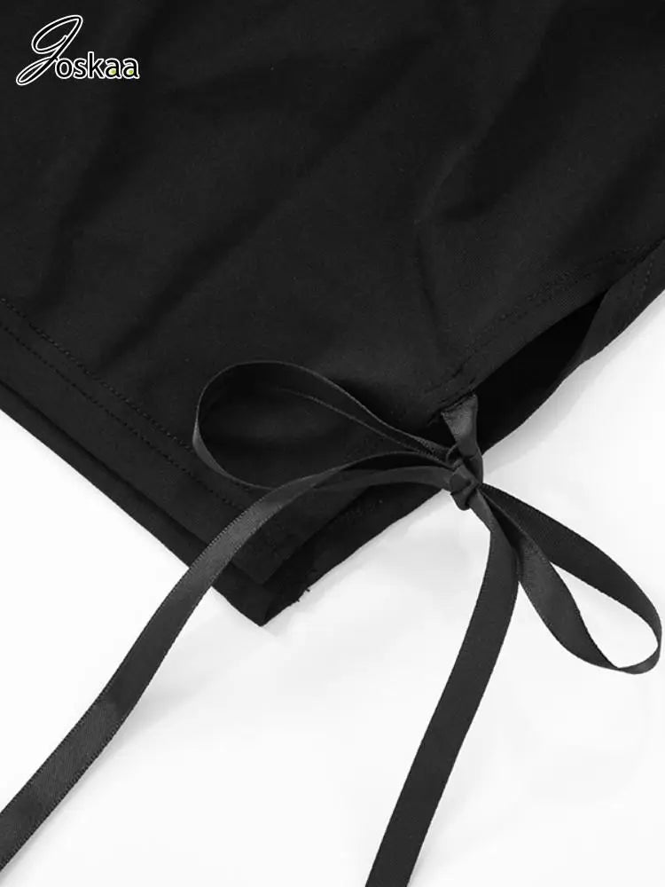 Women's Backless Halter Two Piece Set - Model Wearing Style
