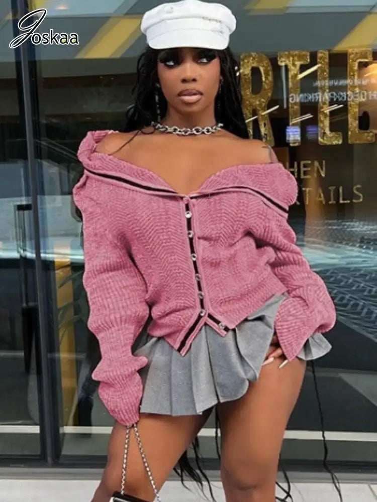 Women's Knit Long Sleeve Ribbed Hooded Jacket Peach – Front View