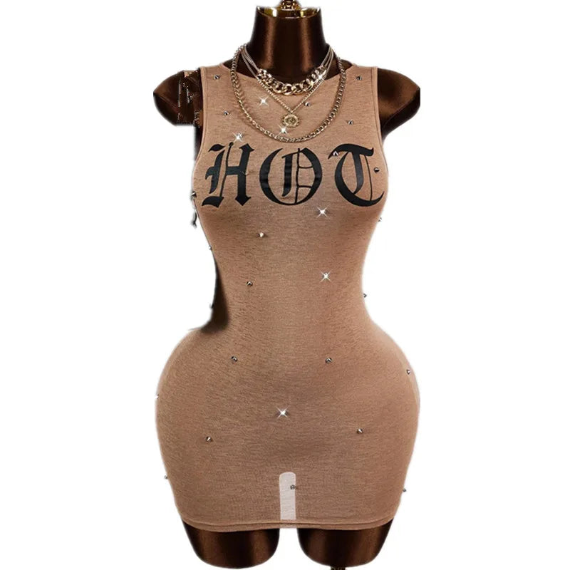Joskaa Sleeveless Bodycon Mini Dress - mini dress image 6