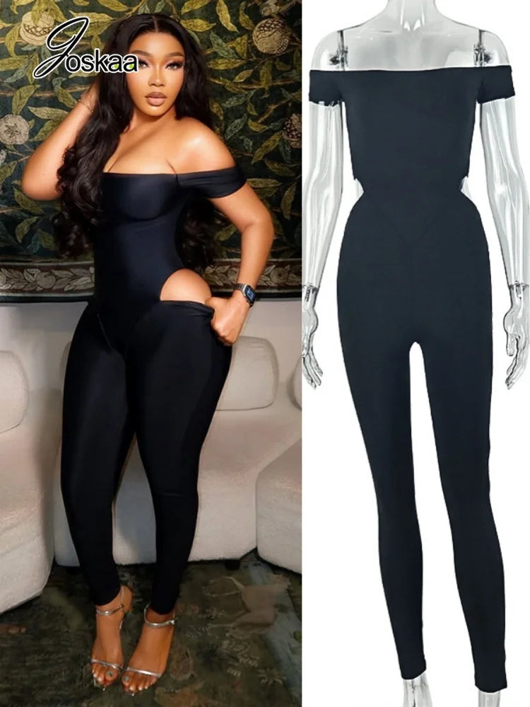 Women's Cutout Sleeveless Bodycon Romper - Women's Fashion Wholesale - Front View