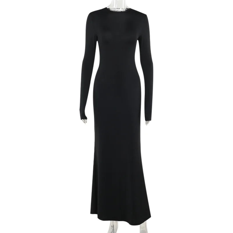 Wholesale Women's Cutout Long Sleeve Mini Dress