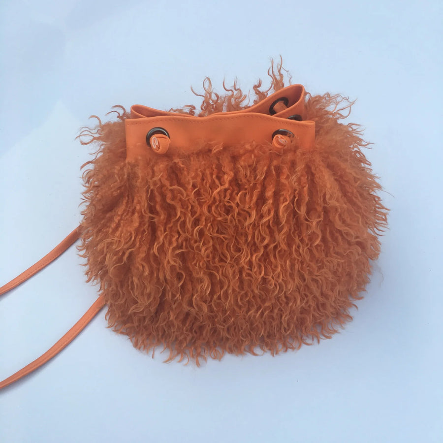 Wholesale Long Faux Fur Wool Shawl Accessory