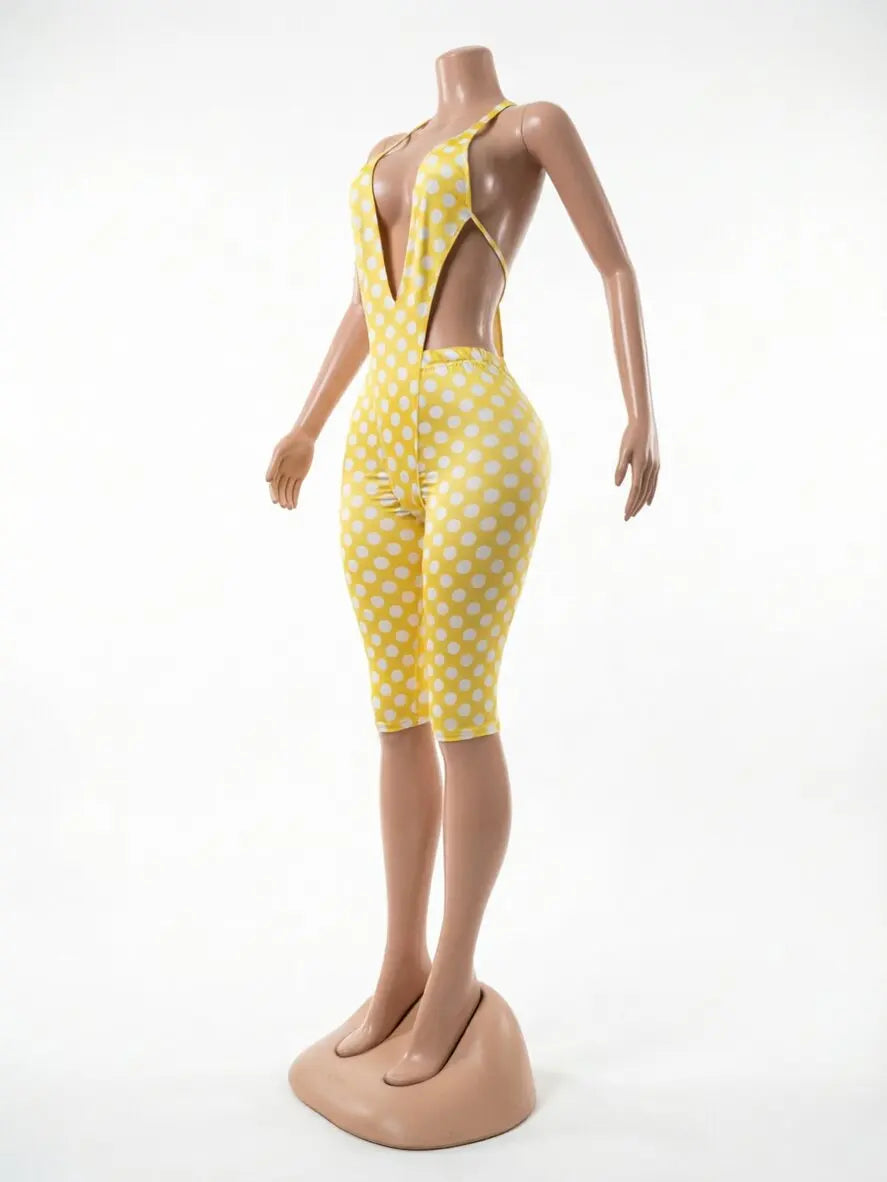Joskaa Polka Dot Sleeveless Two Piece Set - two piece set image 5