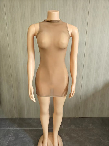 Wholesale Women's Sleeveless Bodycon Mini Dress