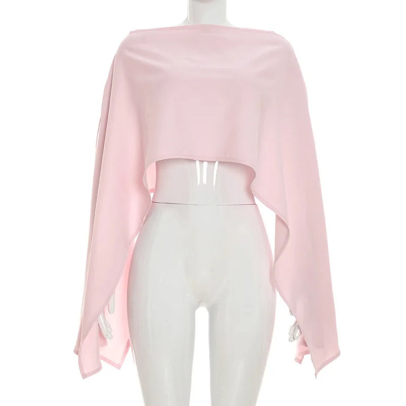 Wholesale Women's Solid Color Off Shoulder Top