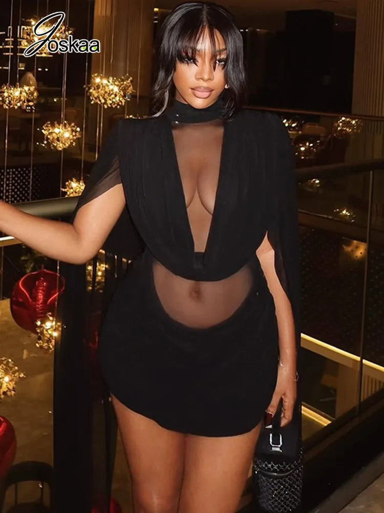 Wholesale Women's Mesh Ruched Bodycon Mini Dress – Women's Fashion Wholesale – Front View