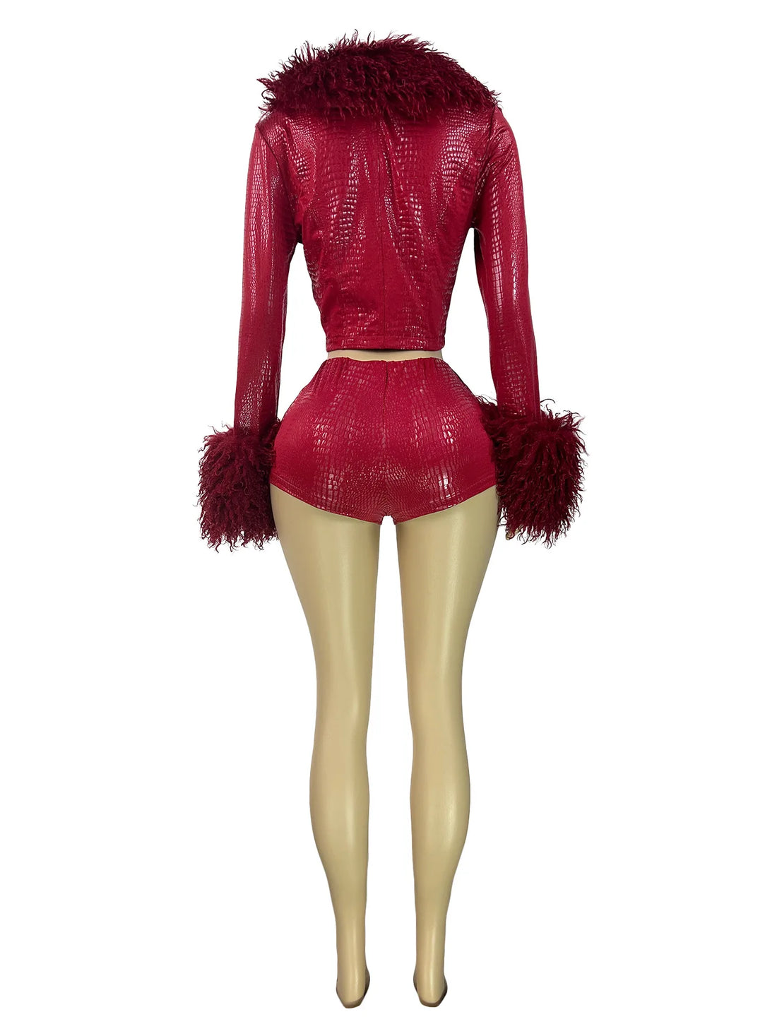 Joskaa Two Piece Set Bronzing Shiny Furry - two piece set image 6
