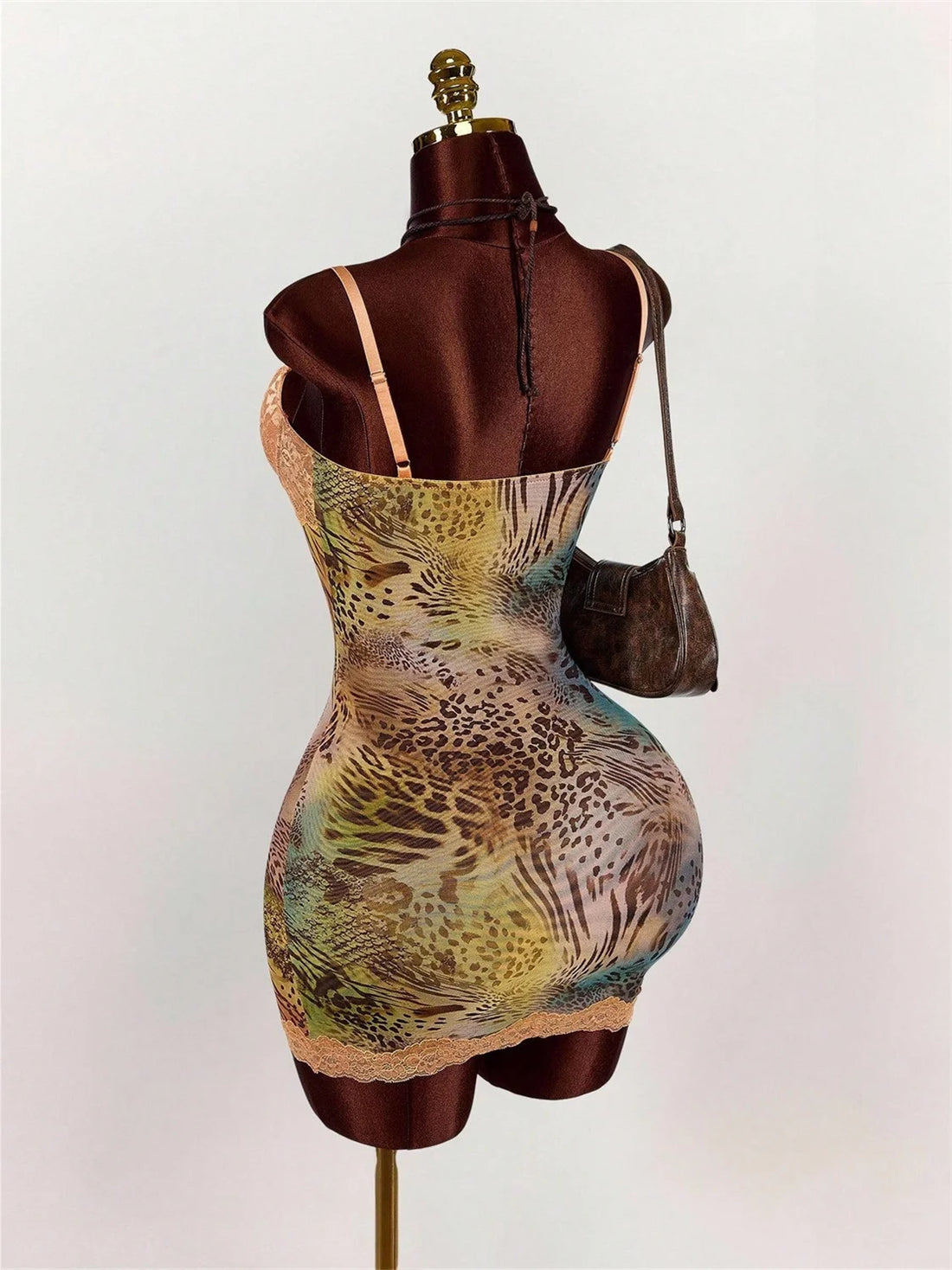 Joskaa Lace Sleeveless Bodycon Mini Dress - mini dress image 4