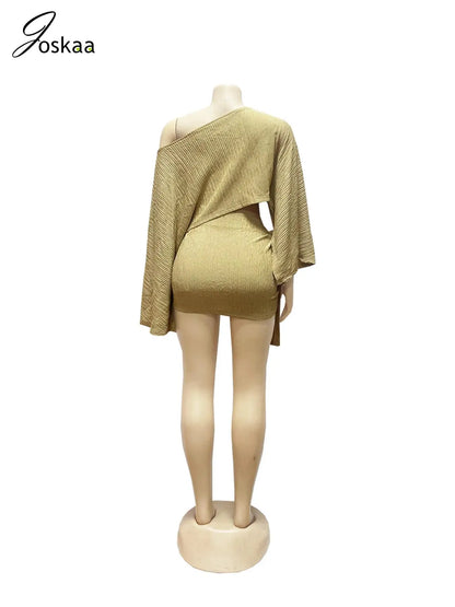 Wholesale Women's Long Sleeve Mini Two Piece Set White – Detail View
