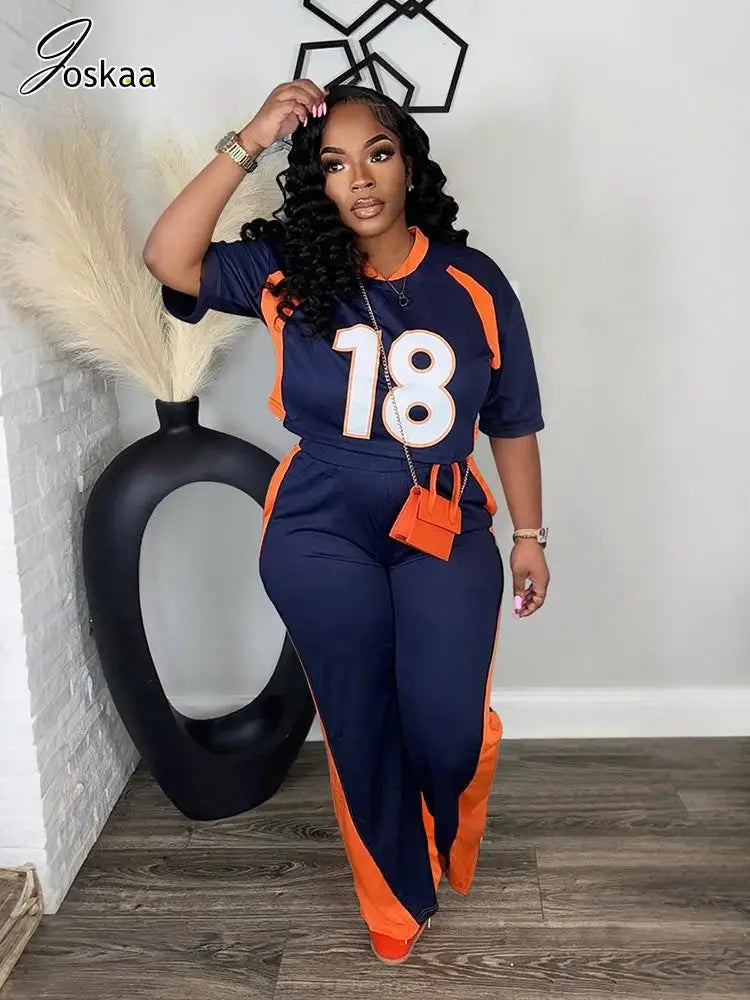Wholesale Women's Short Sleeve Crop Two Piece Set – Women's Fashion Wholesale – Front View