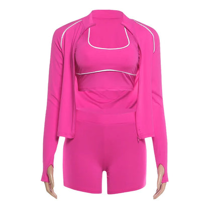 Women's Long Sleeve High Waist Two Piece Set - Additional View 7